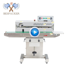 Bespacker XK-1100H Automatic high speed continuous band sealer plastic bag heat sealing machine